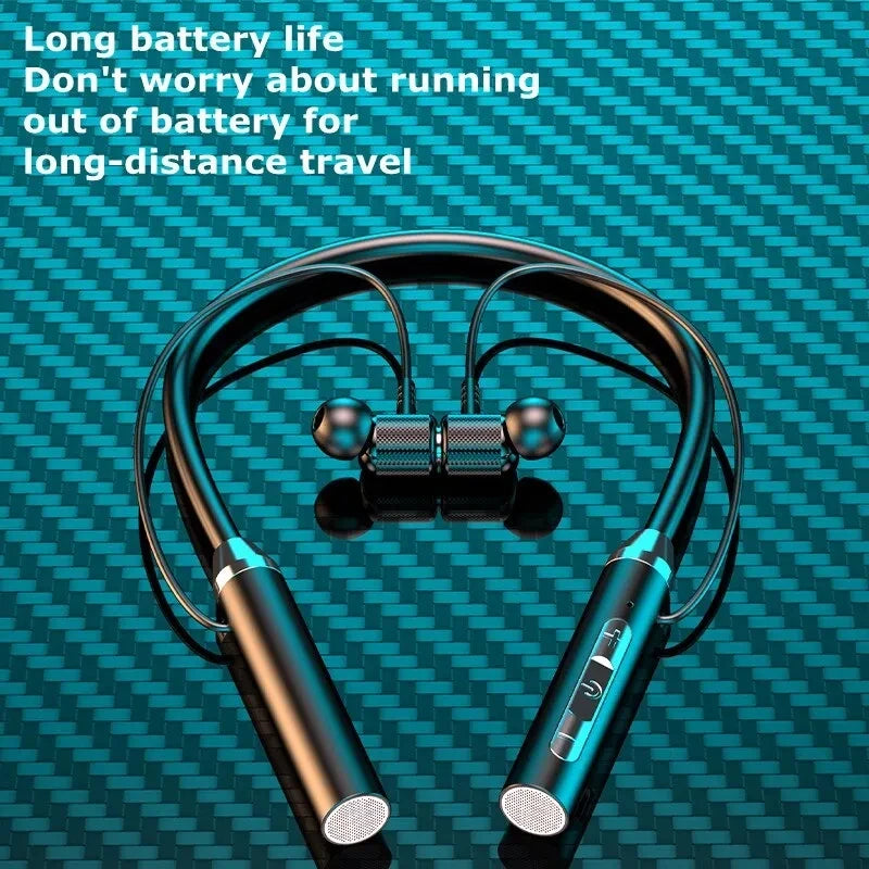 Bluetooth Wireless Neckband Earphones Silicone (Waterproof & Magnetic!)