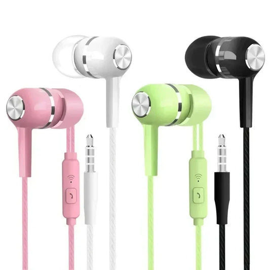 Generic Wired EarBuds (4-Color Selection)