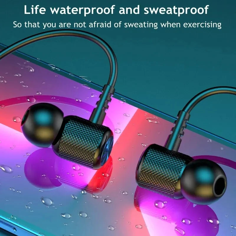 Bluetooth Wireless Neckband Earphones Silicone (Waterproof & Magnetic!)